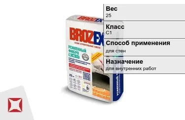 Плиточный клей Brozex C1 25 кг для керамической плитки в Кокшетау