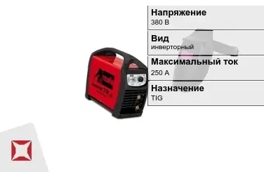 Сварочный аппарат Telwin 250 А TIG в Кокшетау